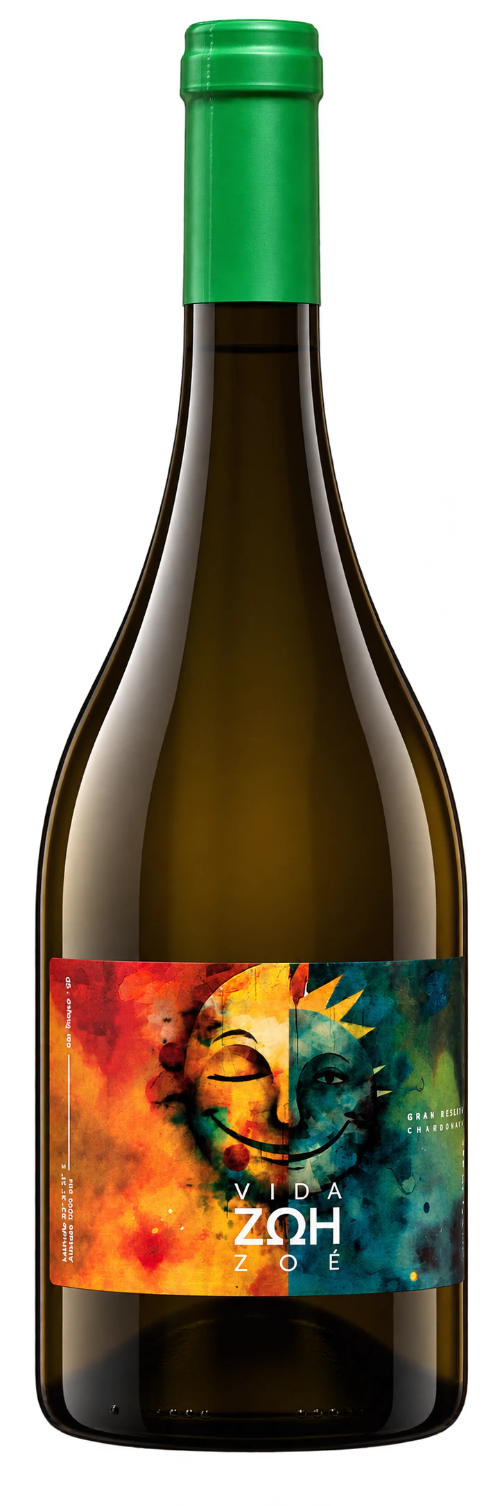Garrafa do vinho Chardonnay Gran Reserva