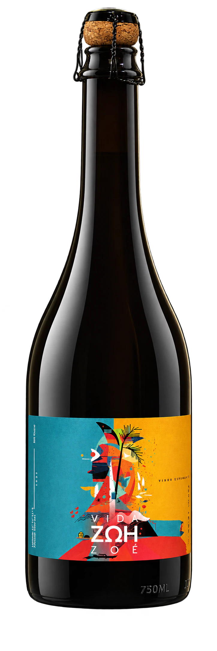 Garrafa do vinho Espumante Chardonnay