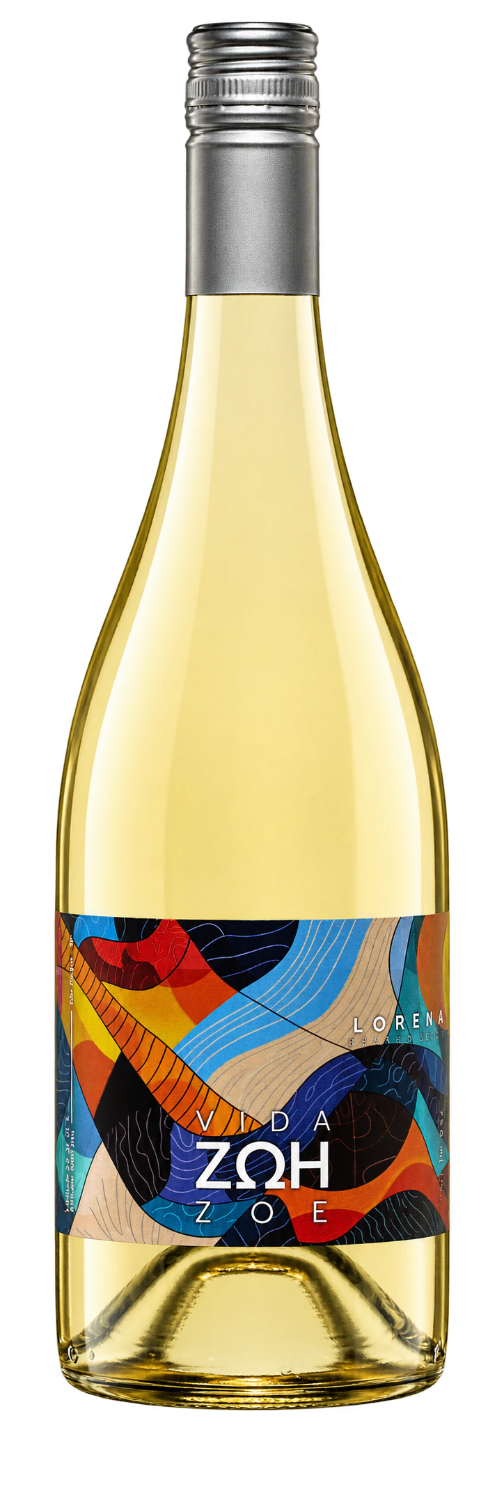 Garrafa do vinho Lorena Branco Seco